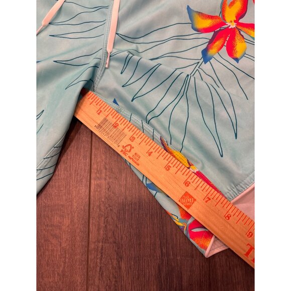 ONeill Hyperfreak Mens Floral Boardshorts Size 32 Turquoise - Picture 7 of 7